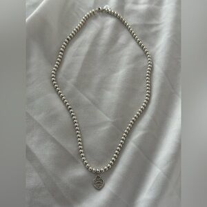 Tiffany & Co. Silver Bead Necklace